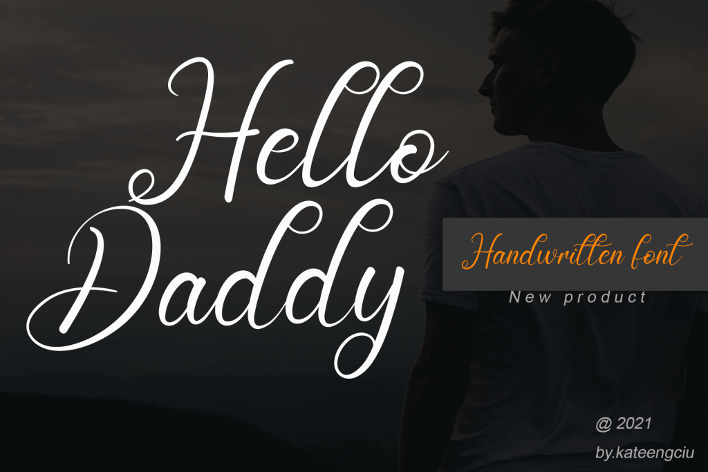 Hello Daddy Font website image