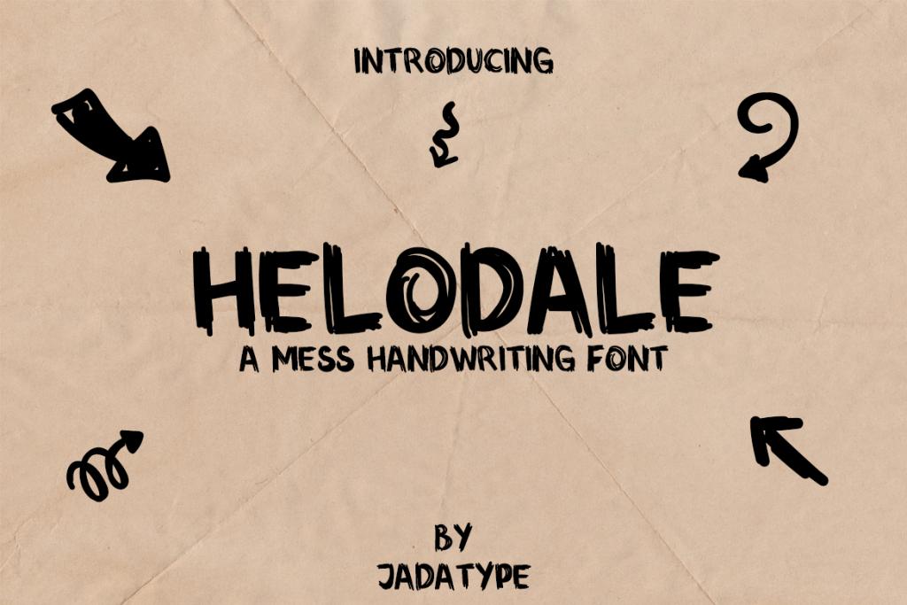 Helodale Font website image