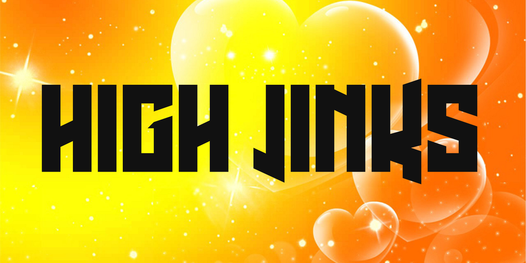 High Jinks Font website image