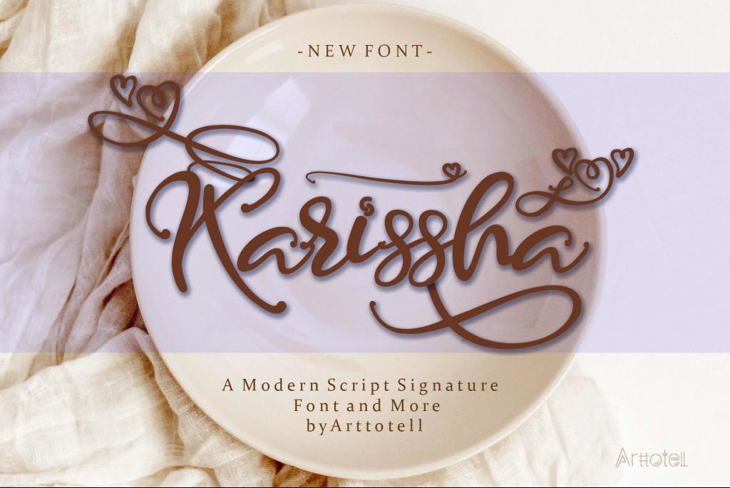 Karissha Font website image