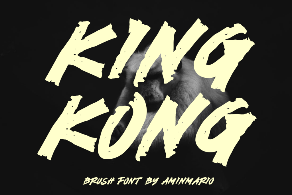 KING KONG Font website image