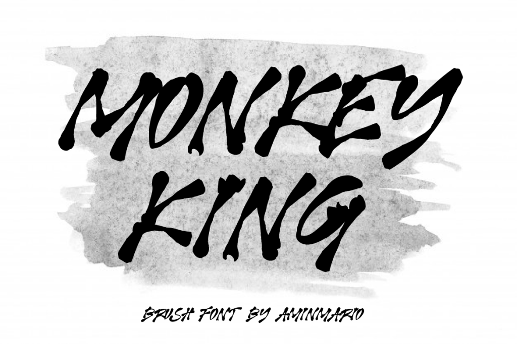 MONKEY KING Font website image