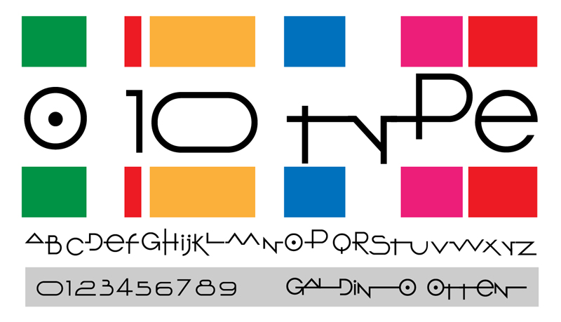 O 10 Type Font website image