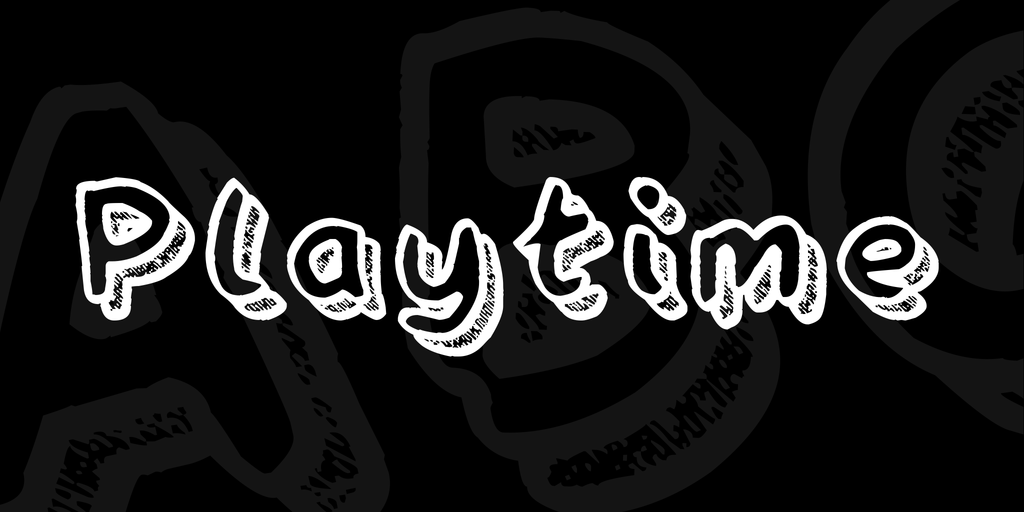 Playtime Font website image