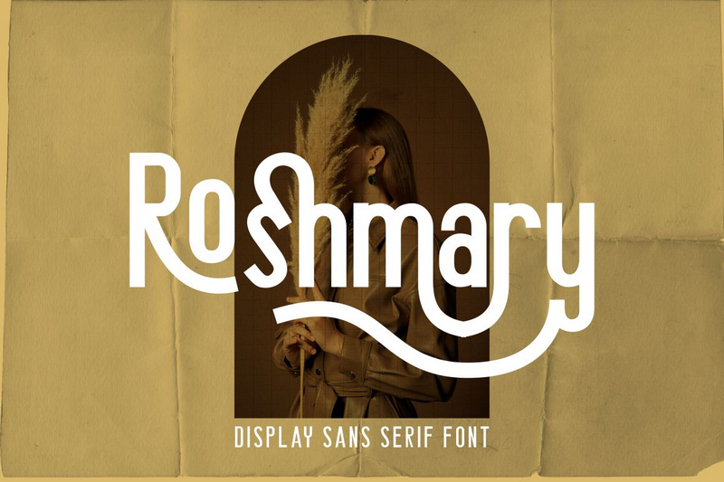 Roshmary Font website image