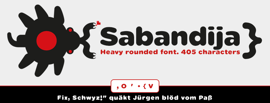 Sabandija ffp Font website image