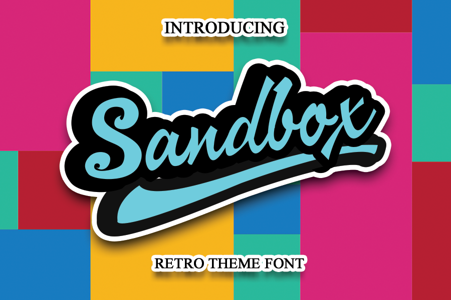 SANDBOX Font website image