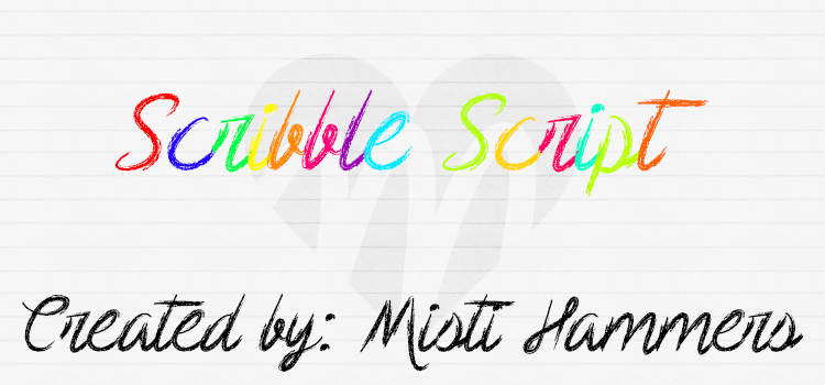 Scribble Script Font website image