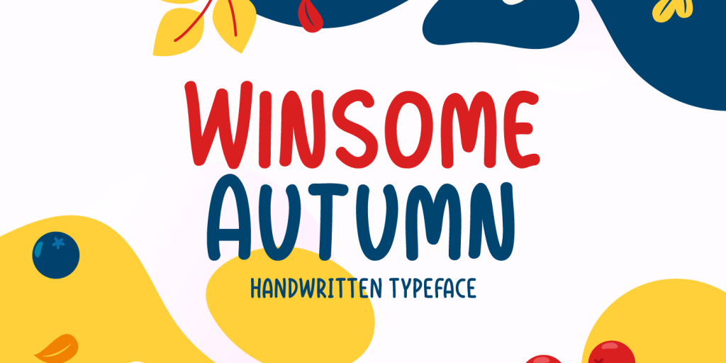 Winsome Autumn Font website image