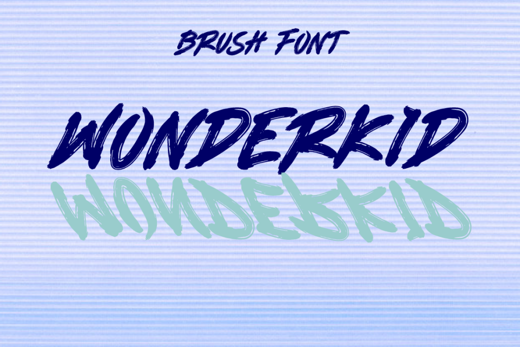 WONDERKID Font website image