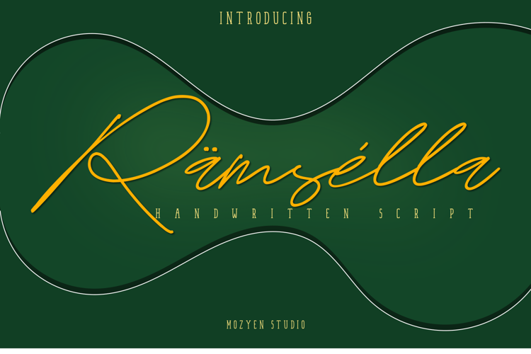 Ramsella Font website image