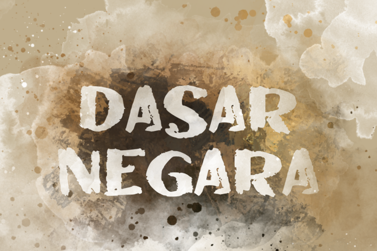 d Dasar Negara Font website image