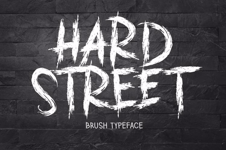 HARD STREET Font website image