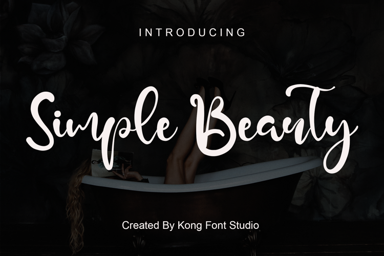 Simple Beauty Font website image