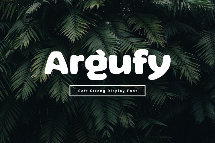 Argufy Font website image