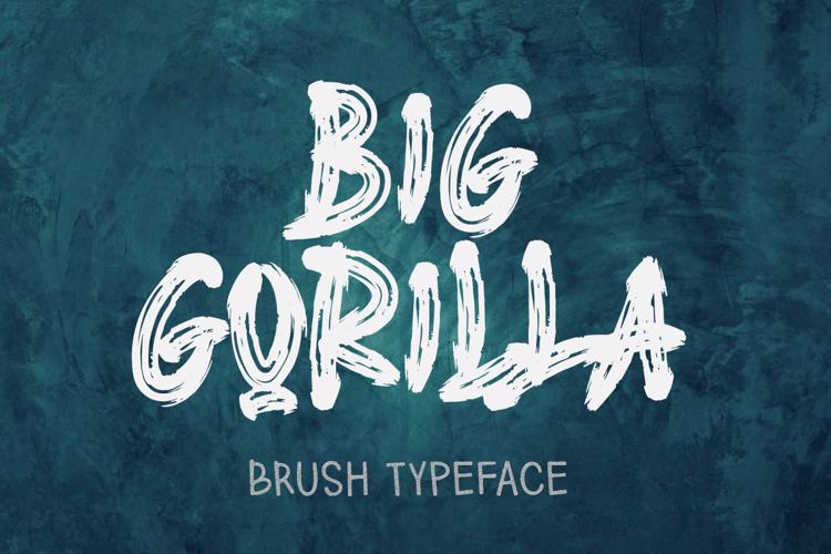 BIG GORILLA Font website image