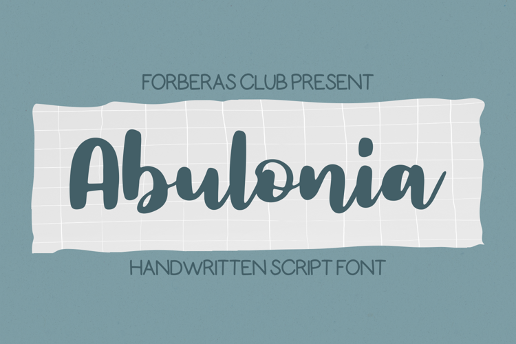 Abulonia Font website image