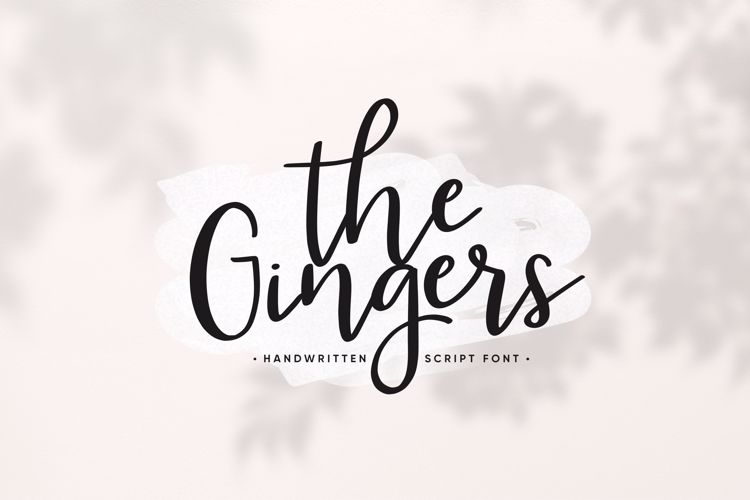 The Gingers Font website image