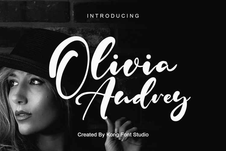 Olivia Audrey Font website image