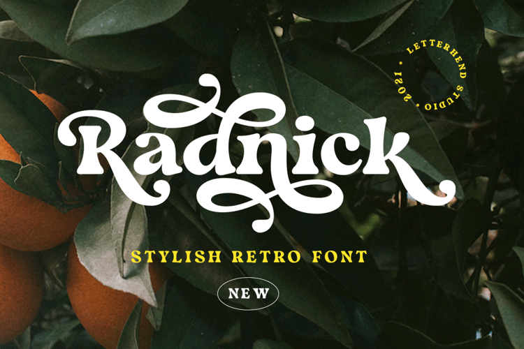 Radnick Font website image