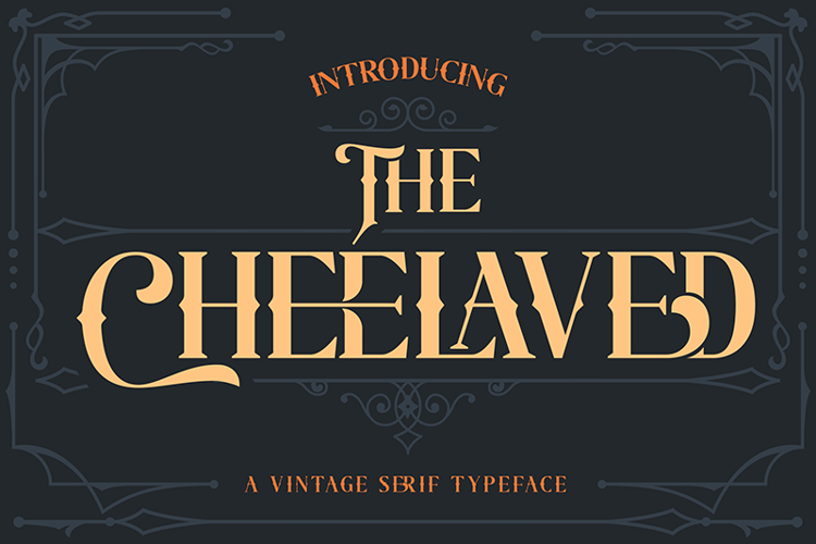 The Cheelaved Font website image