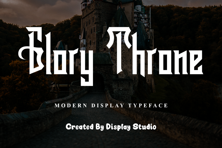 Glory Throne Font website image