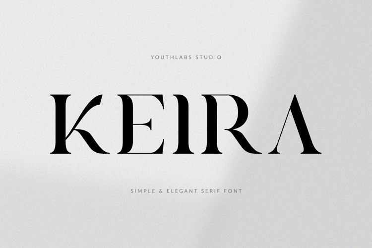Keira Serif Font website image
