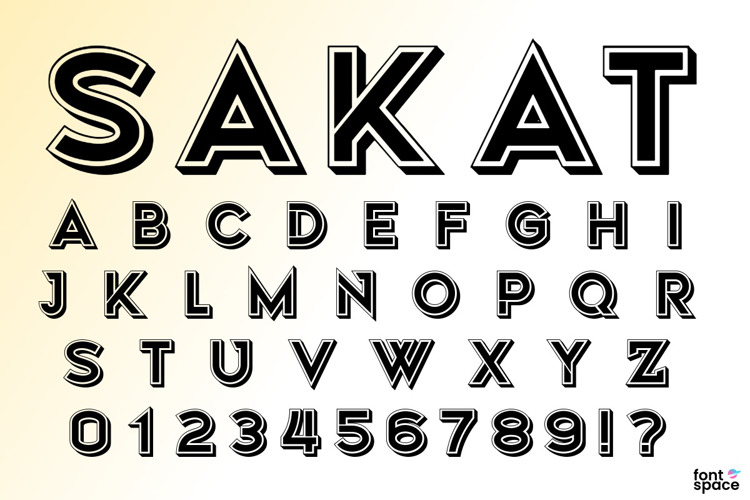 Sakat Font website image