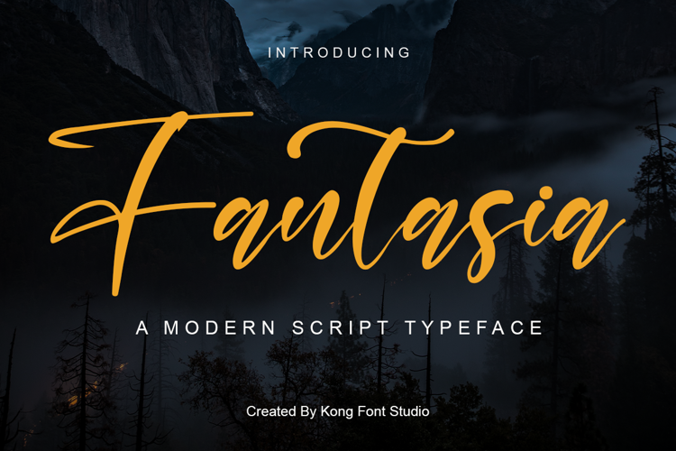 Fantasia Font website image