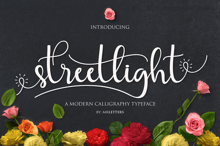 streetlight Font website image