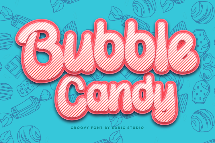 Bubble Candy Font website image