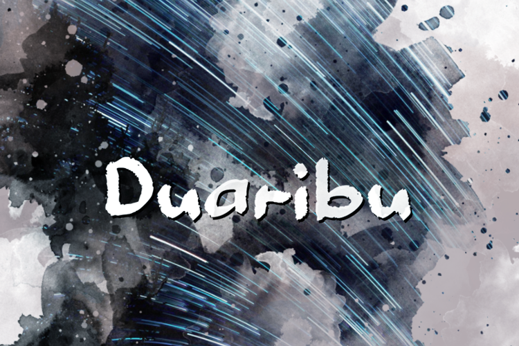 d Duaribu Font website image