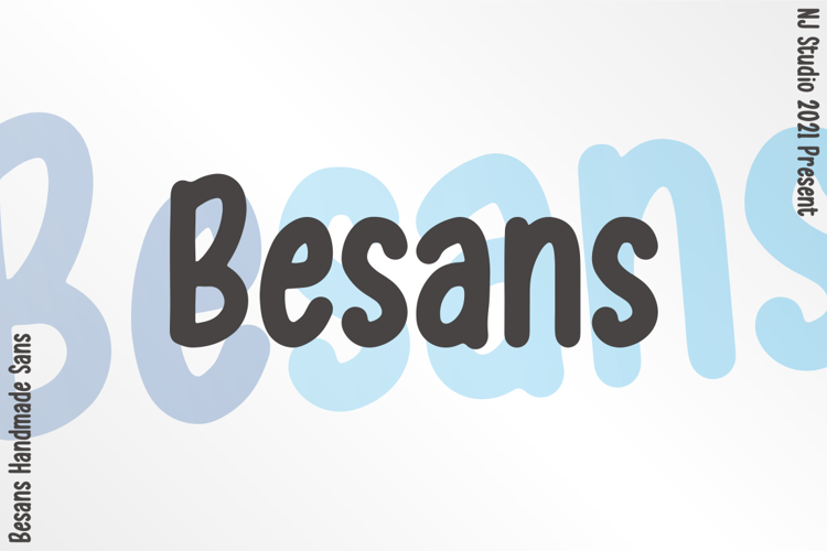 Besans Font website image