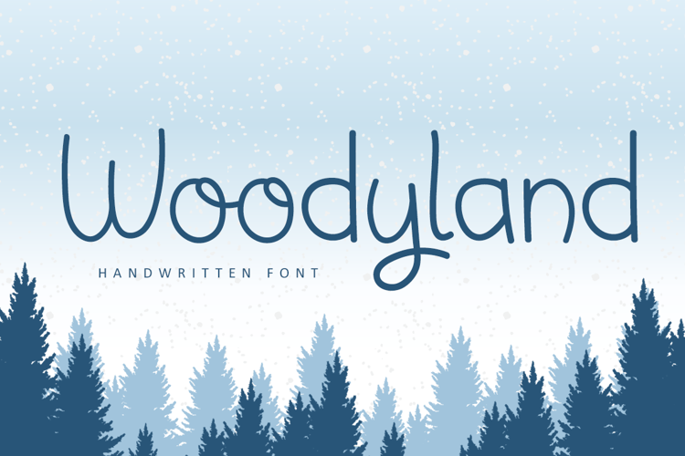 Woodyland Font website image