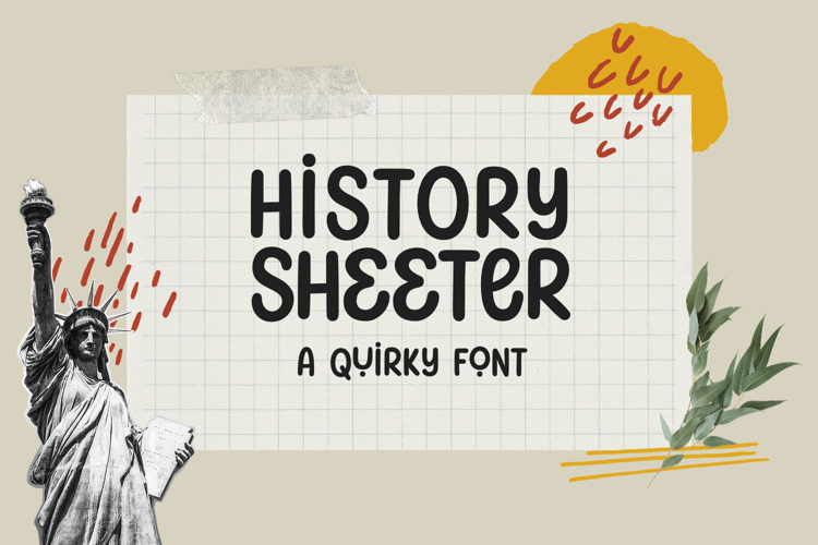 History Sheeter Font website image