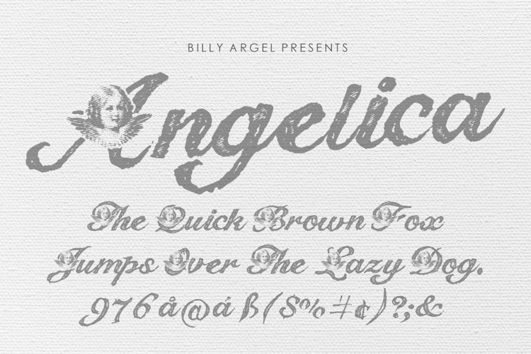 Angelica Font website image