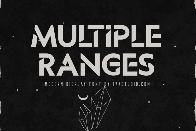 MULTIPLE RANGES Font website image