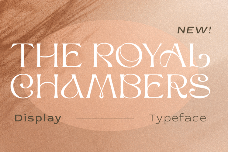 The Royal Chambers Font website image