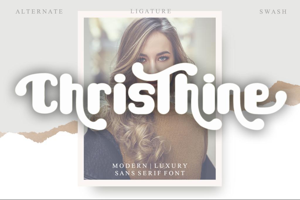 Christhine – Personal Use Font website image