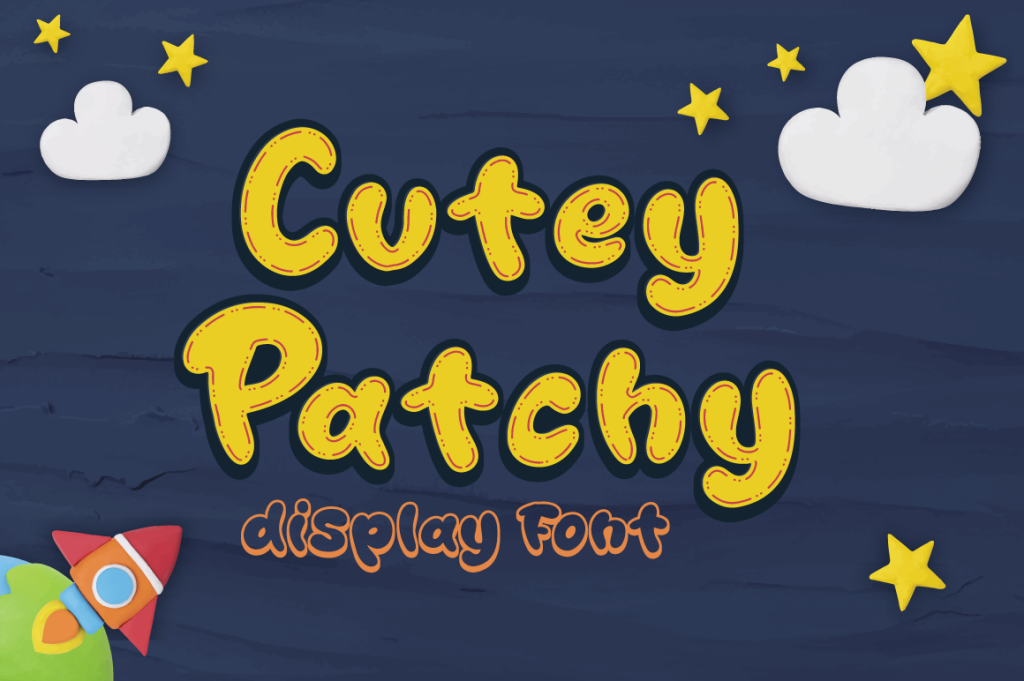 Cutey Patchy Font website image