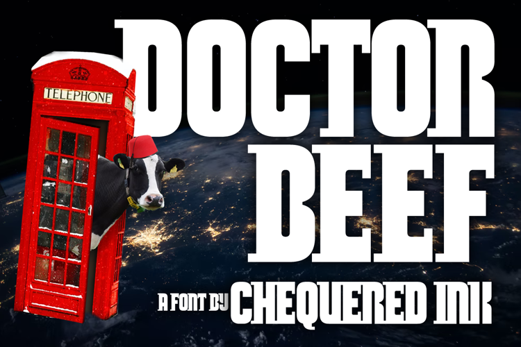 Doctor Beef Font website image