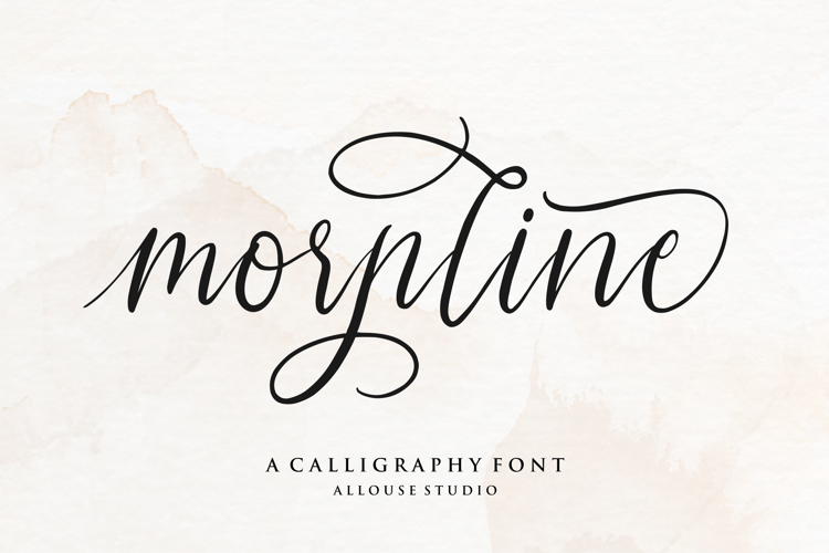 Morpline Font website image