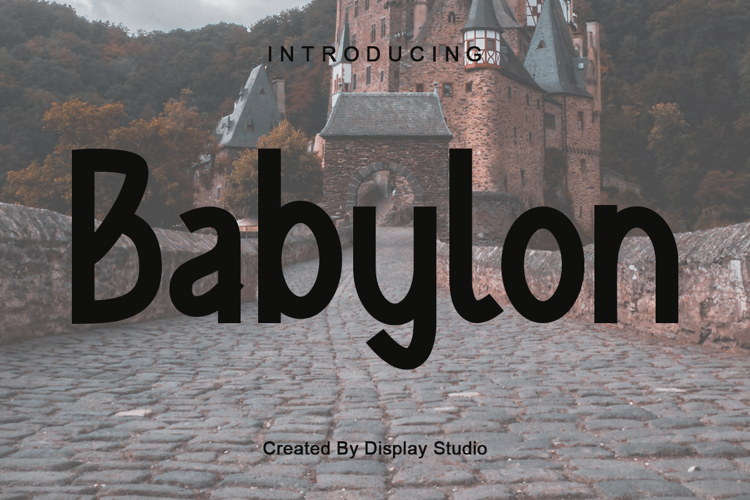 Babylon Font website image