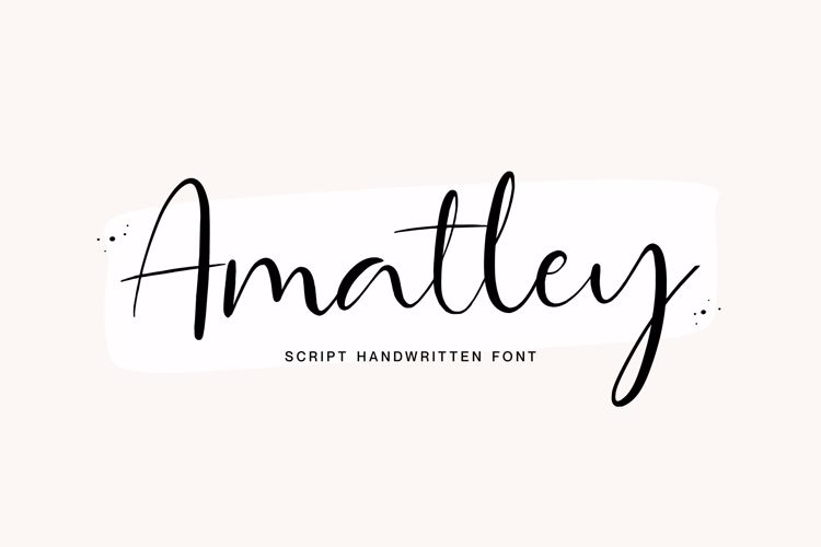 Amatley Font website image