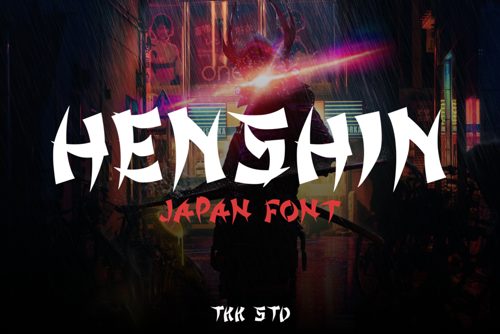 Henshin Font website image