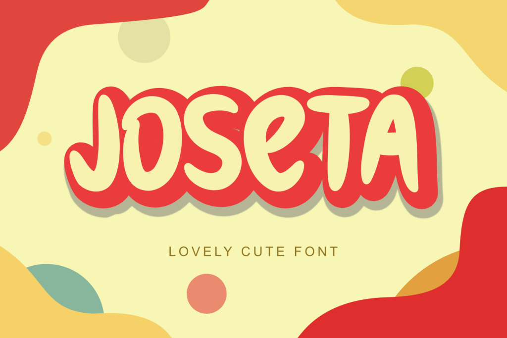 Joseta Free Personal Use Font website image