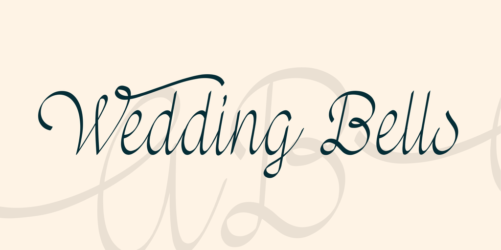 Wedding Bells Font website image