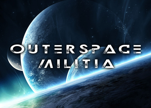 Outerspace Militia Font website image