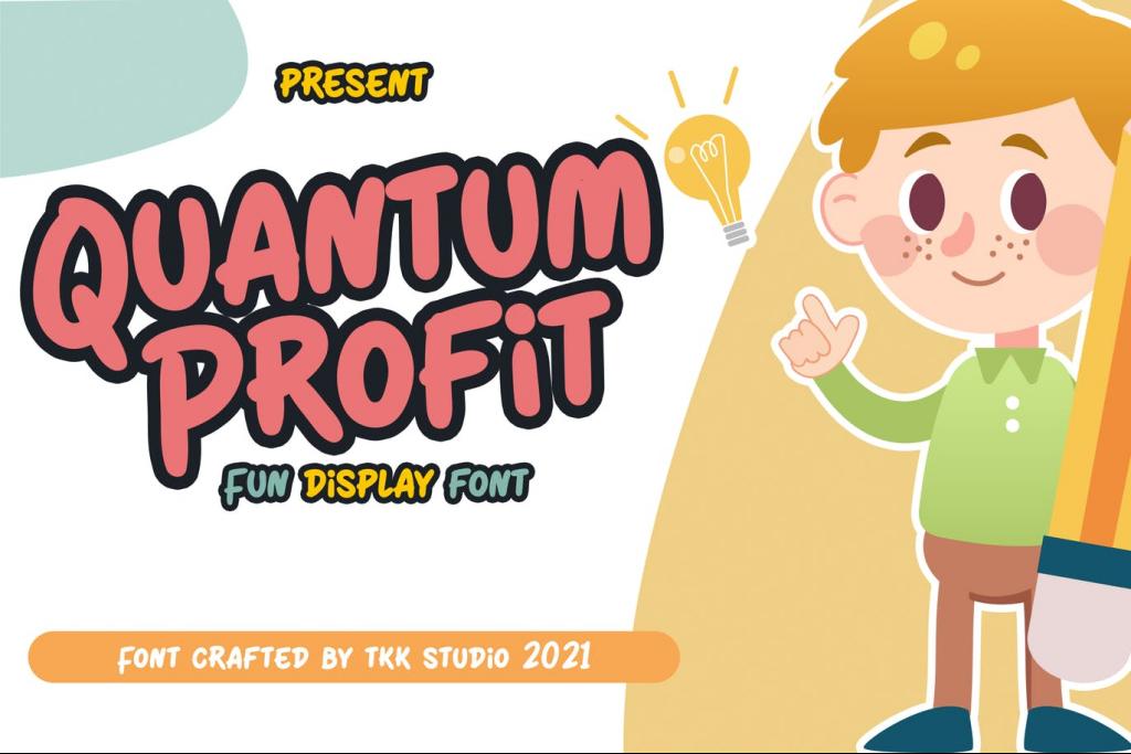 Quantum Profit Font website image