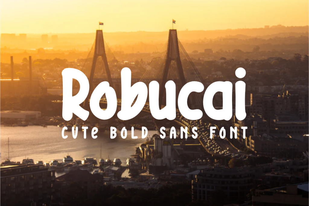 Robucai Font website image